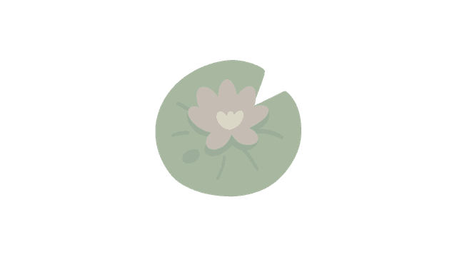 Water lily decoration
